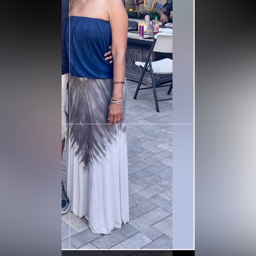 Young, Fabulous & Broke strapless tie dye dress
